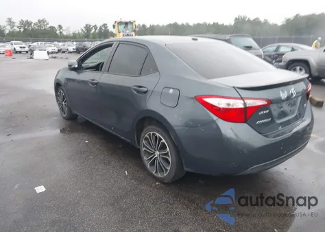 2015 Toyota Corolla S Plus из США, поврежденный, VIN 5YFBURHE9FP276838
